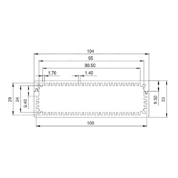 17-37B (L=100mm)